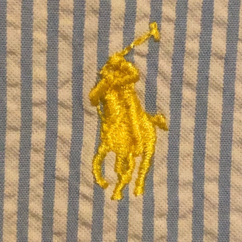 Ralph Lauren classic fit white and blue striped